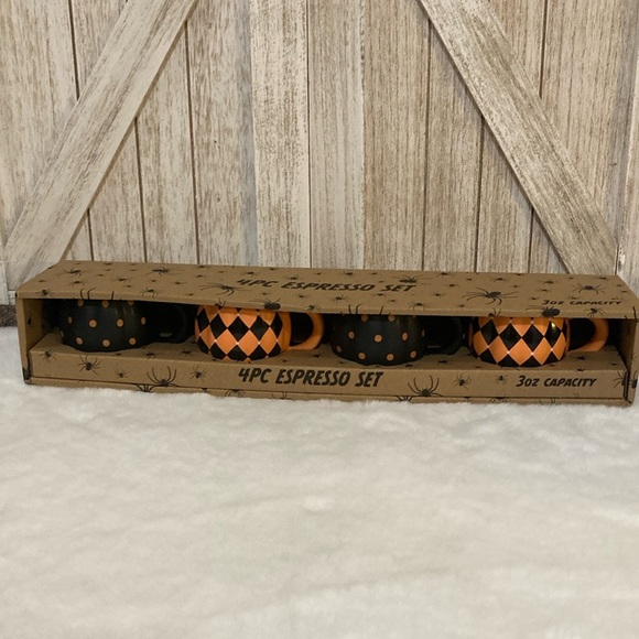 Halloween Ceramic Expresso Cup Set - Picture 2 of 7